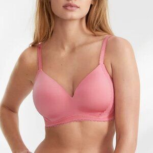 Bare The Wire-Free Smoothing T-Shirt Bra With Lace - 38DDD NWT